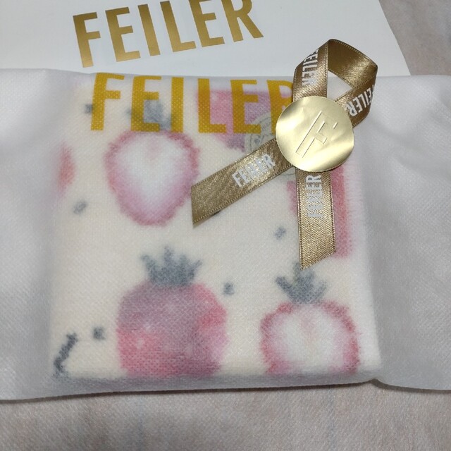 ギフト 《新品》FEILER ピーチ、ストロベリードット セット ノベルティ
