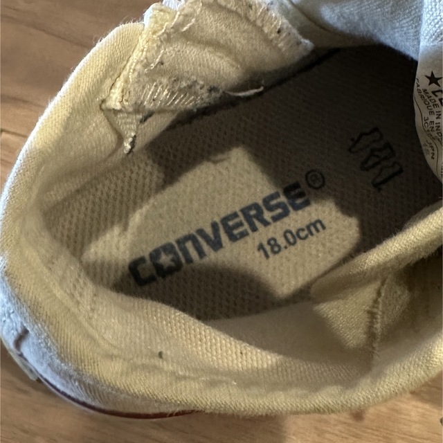 CONVERSE(コンバース)のコンバース　converse キッズ　スニーカー　18cm キッズ/ベビー/マタニティのキッズ靴/シューズ(15cm~)(スニーカー)の商品写真