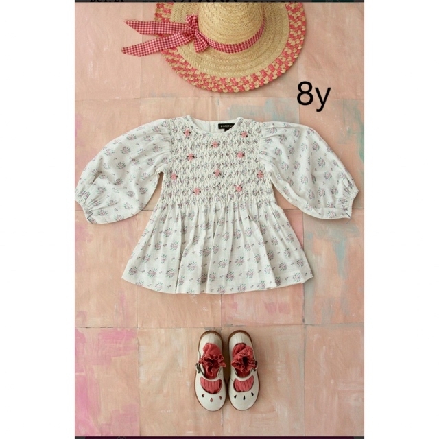 新品未使用 BONJOUR DIARY HANDSMOCK BLOUSE