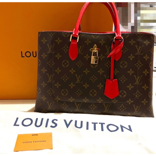 ルイヴィトン LV フラワートート モノグラムショルダーバッグ-