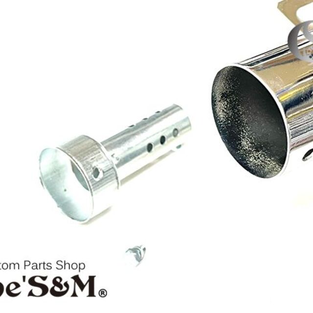 エイプ50 対応 ワンズ管 マフラー ショート管 インナー脱着可能！