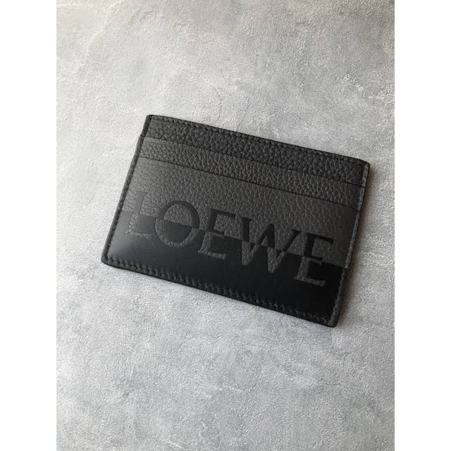 LOEWE カードホルダー　エンボス加工