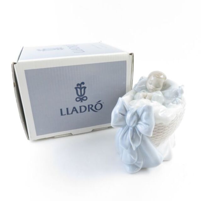 美品 LLADRO リヤドロ 6976「スイートベイビー」 フィギュリン 1点 人形 インテリア オブジェ SY5372L