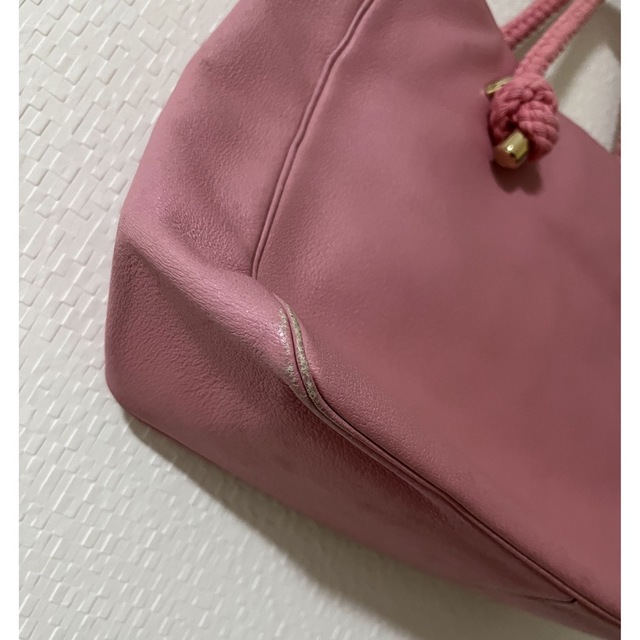 kate spade new york(ケイトスペードニューヨーク)のハンドバッグ 丸編みロープハンドル ケイトスペード ピンク Kate Spade レディースのバッグ(ハンドバッグ)の商品写真