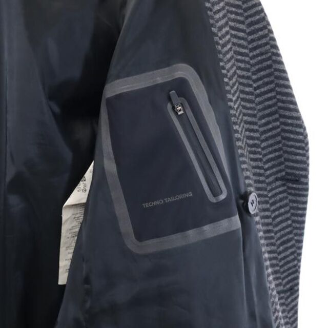 紫③ 専用 25万 美品 エンポリオ アルマーニ 裏ボア フードコート 54