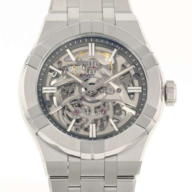 激安通販の LACROIX MAURICE - ダークグレー文字盤 AI6007-SS002-030-1 スケルトン アイコンオートマティック モーリスラクロア 腕時計(アナログ) 激安通販の LACROIX MAURICE - ダークグレー文字盤 AI6007-SS002-030-1 スケルトン アイコンオートマティック モーリスラクロア 腕時計(アナログ)