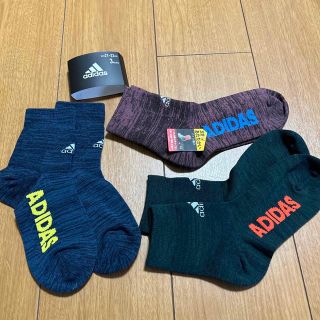 アディダス(adidas)のadidas 男児ソックス3足セット(靴下/タイツ)