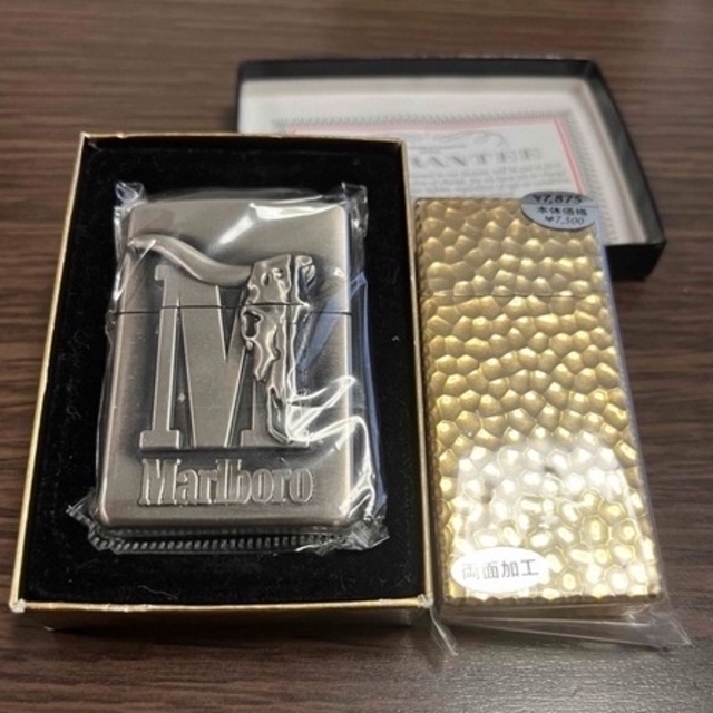 malboro 限定zippo + 高級携帯灰皿