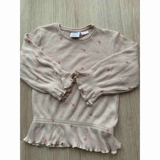 ザラ(ZARA)のZARA キッズ　トップス　ニット　花柄　92センチ(ニット)