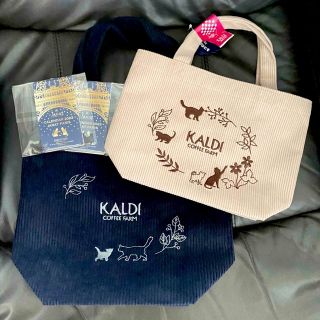 カルディ(KALDI)のカルディ　猫の日バッグ　カレンダー(その他)