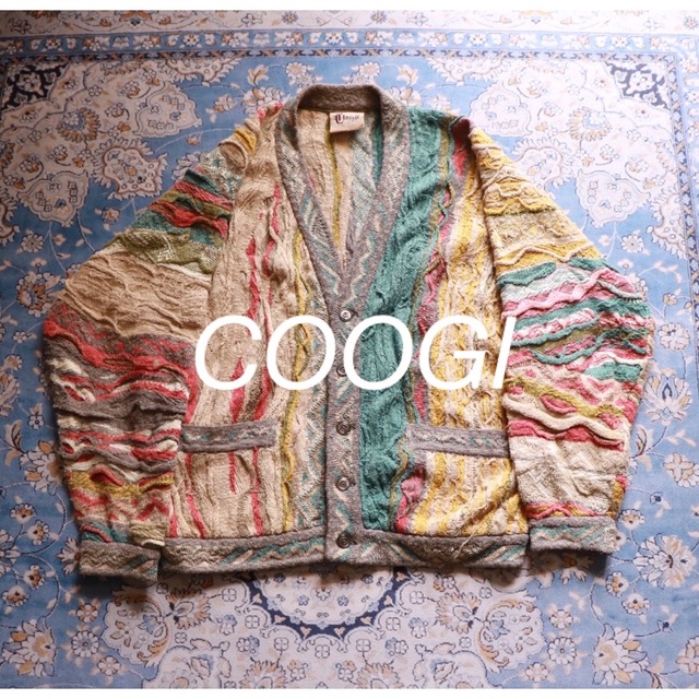 COOGI リネンコットン 3Dカーディガン