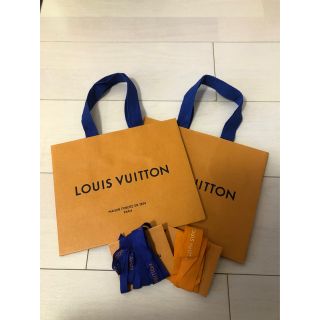 ルイヴィトン(LOUIS VUITTON)のルイ・ヴィトンのショッパー　 紙袋 2枚のセット(ショップ袋)