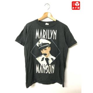 逸品90's◎ Marilyn Manson 両面プリントTシャツ XL