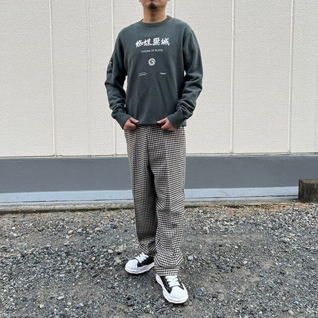新品】UNDERCOVER 蜘蛛巣城 トレーナ グリーン 4-