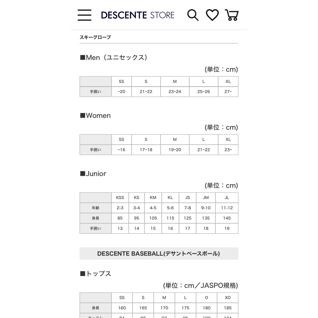 DESCENTE(デサント)のデサント　ジュニアグローブ JLサイズ スポーツ/アウトドアのスノーボード(ウエア/装備)の商品写真