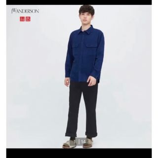 ユニクロ(UNIQLO)のユニクロ jwa JWアンダーソン シューカットジーンズ 30 ダークグレー(デニム/ジーンズ)