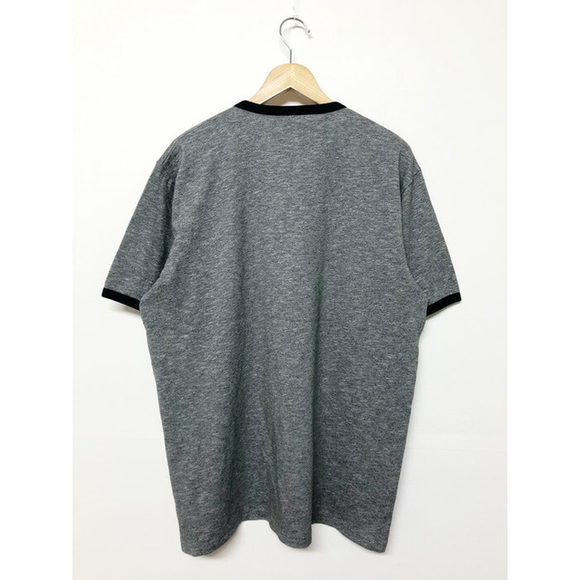 carhartt(カーハート)のカーハート/Carhartt プリント リンガーTシャツ 半袖 サイズ：XL ヘザー チャコールグレー 新品 メンズのトップス(Tシャツ/カットソー(半袖/袖なし))の商品写真