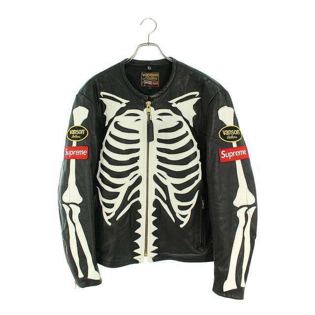 SEAL限定商品】 Leather 17AW シュプリーム - Supreme Bones L メンズ ...