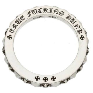 クロムハーツ(Chrome Hearts)のクロムハーツ TFP PNK PLS/トゥルーファッキンパンク プラスパンク/シルバーリング メンズ 18.5号(リング(指輪))