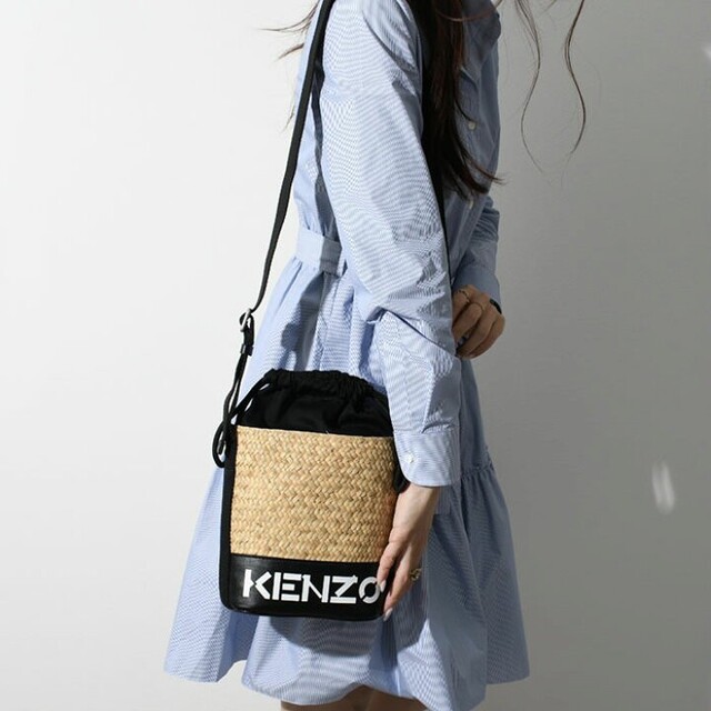 KENZO ケンゾー バケットバッグ ショルダーバッグ ボディバッグ ブラック 7