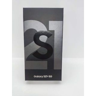 新品　Galaxy S21+ 5G ファントムブラック　SIMフリー　海外版(スマートフォン本体)