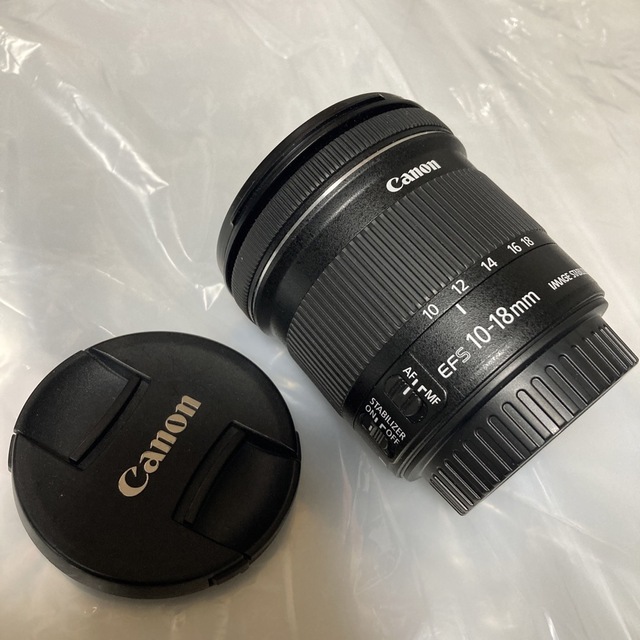 訳アリCanon 交換レンズ EF-S10-18F4.5-5.6 IS STM 【訳あり】 49.0