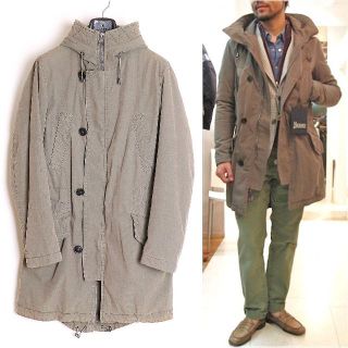 HERNO - HERNO 国内正規品 製品洗い加工 モッズコート 44