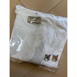 メゾンキツネ(MAISON KITSUNE')のメゾン キツネ ダブルフォックスヘッド パッチ クラシック Tシャツ(Tシャツ/カットソー(半袖/袖なし))