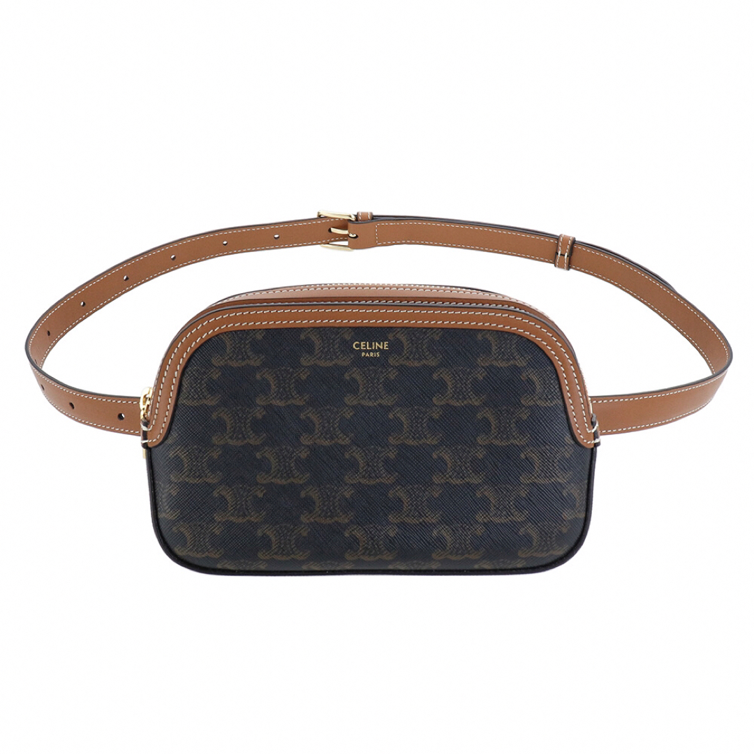 CELINE - CELINE バッグ セリーヌ ベルトバッグ TAN モノグラム CELINE - CELINE バッグ セリーヌ ベルトバッグ TAN モノグラム