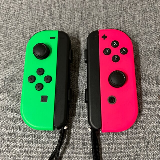 Nintendo Switch(ニンテンドースイッチ)の任天堂Switch Joy-Con  ジョイコン　ネオングリーン/ネオンピンク エンタメ/ホビーのゲームソフト/ゲーム機本体(その他)の商品写真