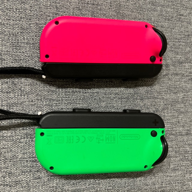 Nintendo Switch(ニンテンドースイッチ)の任天堂Switch Joy-Con  ジョイコン　ネオングリーン/ネオンピンク エンタメ/ホビーのゲームソフト/ゲーム機本体(その他)の商品写真