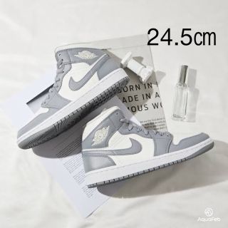 【NIKE】AIR JORDAN ウィメンズ　グレー　セイル　24.5cm