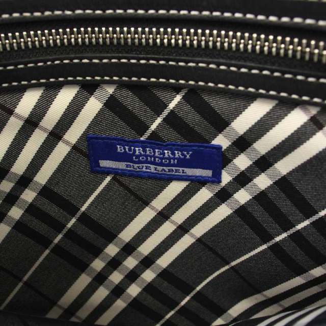 BURBERRY BLUE LABEL(バーバリーブルーレーベル)のバーバリーブルーレーベル ハンドバッグ トートバッグ ホース 刺繍 黒 レディースのバッグ(ハンドバッグ)の商品写真