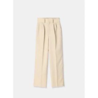 トゥデイフル(TODAYFUL)のlouren highwaist straight pants(ベージュ)(カジュアルパンツ)