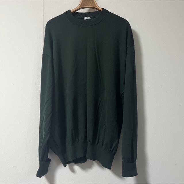 A.PRESSE 21aw Knit dark green アプレッセ　ニット