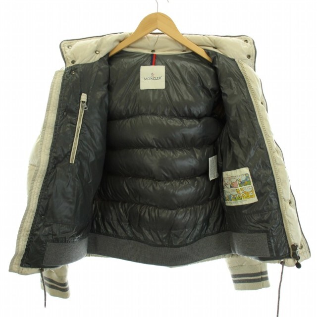 MONCLER - MONCLER BORROME ダウンジャケット アニメタグ 0 S ベージュ