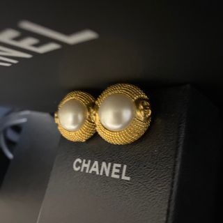 CHANEL - 正規品 シャネル イヤリング パール ココマークの通販 by
