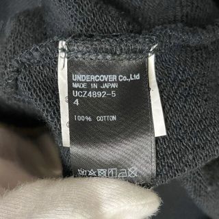 UNDERCOVER - 【新品】UNDERCOVER 蜘蛛巣城 トレーナー ブラック 4の
