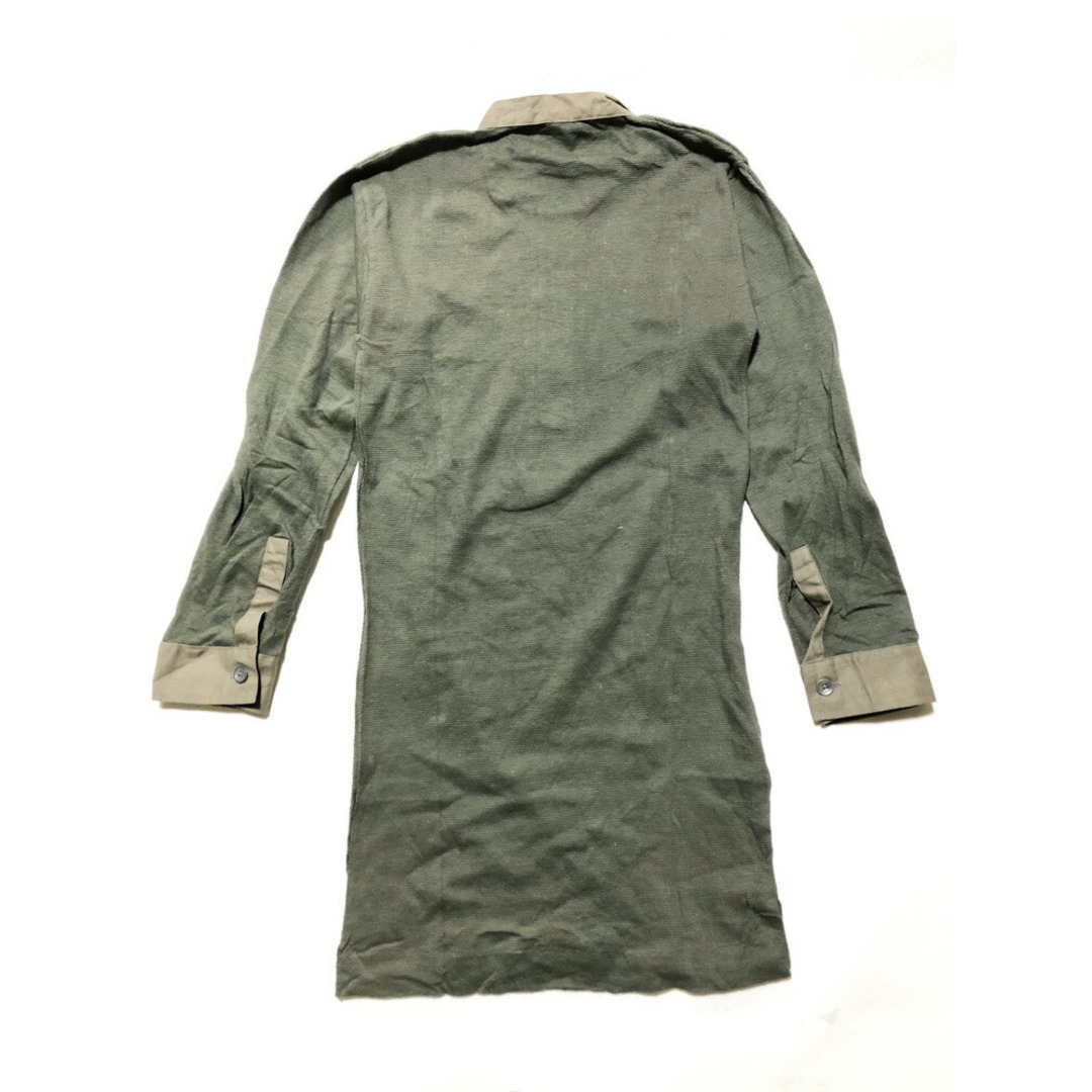 【Deadstock】Swedish Army M-39 Henry neck Thermal スウェーデン軍 M39 ヘンリーネック サーマル アンダーシャツ　サイズ：1　オリーブ デッドストック メンズのトップス(Tシャツ/カットソー(半袖/袖なし))の商品写真