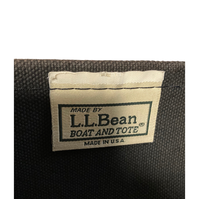 L.L.Bean(エルエルビーン)の【USA製】良品  LLビーン ボートアンドトート ブラック レザー ハンドル メンズのバッグ(トートバッグ)の商品写真