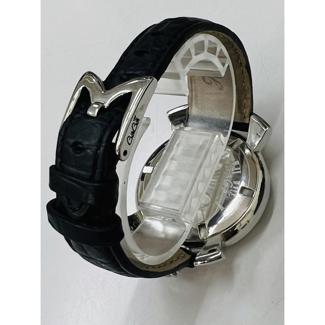 GaGa MILANO(ガガミラノ)のガガミラノ マヌアーレ40 5020.4 クォーツ レディース シェル文字盤 レディースのファッション小物(腕時計)の商品写真