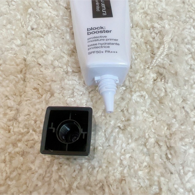 shu uemura(シュウウエムラ)の美品☆シュウウエムラ☆アンリミテッドブロックブースター☆スミレモーヴ(ベース) コスメ/美容のベースメイク/化粧品(化粧下地)の商品写真