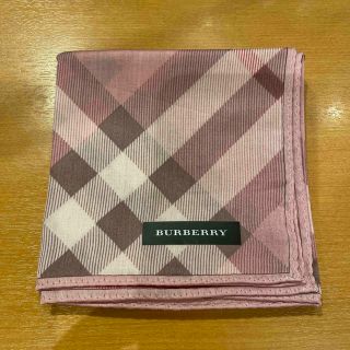 バーバリー(BURBERRY)のバーバリーハンカチピンク(ハンカチ)