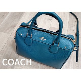 コーチ(COACH)の美品☆ COACH コーチ 2wayミニボストンバッグ(ショルダーバッグ)