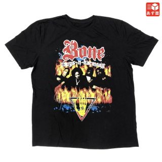 ボーン・サグズン・ハーモニー Bone Thugs-N-Harmony プリント Tシャツ 半袖 サイズ：XL ブラック 新品(Tシャツ/カットソー(半袖/袖なし))