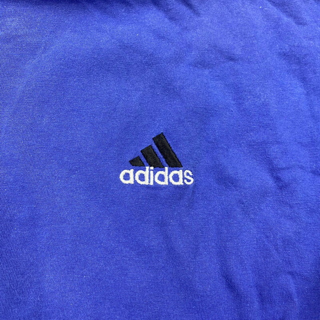 adidas(アディダス)のアディダス ADIDAS 半袖 Tシャツ MADE IN USA パフォーマンスロゴ 刺繍 サイズ：XXL ブルー 【中古】 メンズのトップス(Tシャツ/カットソー(半袖/袖なし))の商品写真