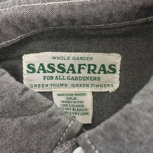 SASSAFRAS(ササフラス)のササフラス シャンブレーBDシャツ 長袖 コットン S グレー メンズのトップス(シャツ)の商品写真