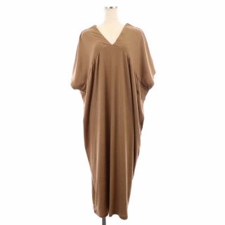 アメリヴィンテージ(Ameri VINTAGE)のアメリヴィンテージ COMFY CUT DRESS ワンピース ロング Vネック(ロングワンピース/マキシワンピース)