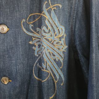 SS DRIES VAN NOTEN デニム 刺繍 プルオーバー