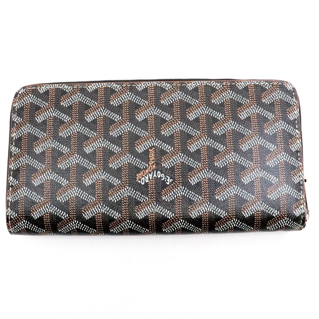 GOYARD(ゴヤール)の新品同様 ゴヤール マティニョンGM 長財布 レディース 茶系 ラウンドジップ ウォレット GOYARD レディースのファッション小物(財布)の商品写真